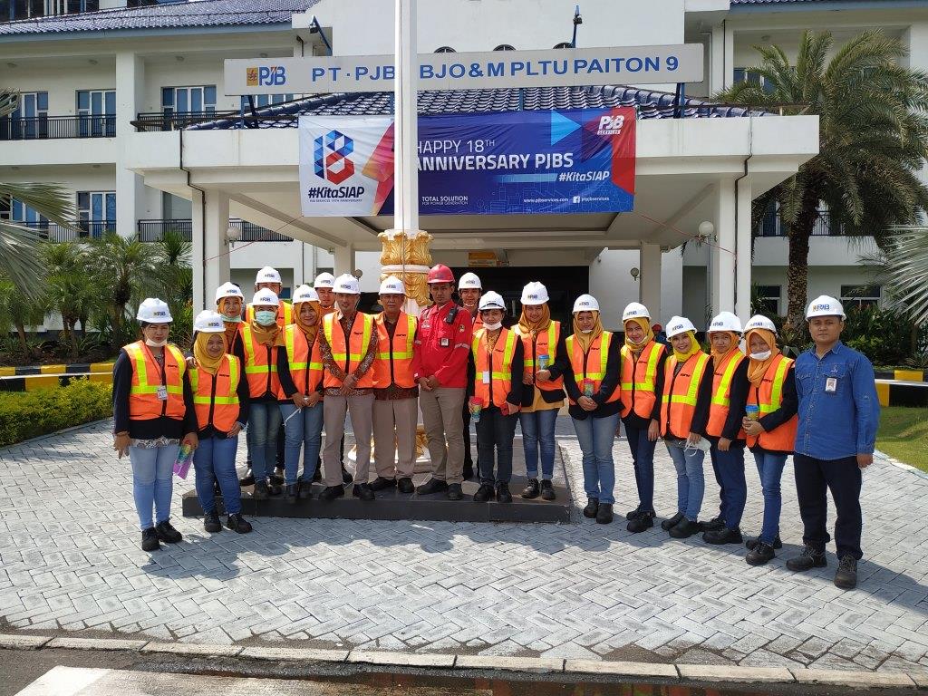 MAHASISWA S2 ILMU KESEHATAN MASYARAKAT PASCASARJANA UNEJ GELAR PRAKTIKUM LAPANG SMK3 di PT. PJB UBJ O & M PLTU PAITON.